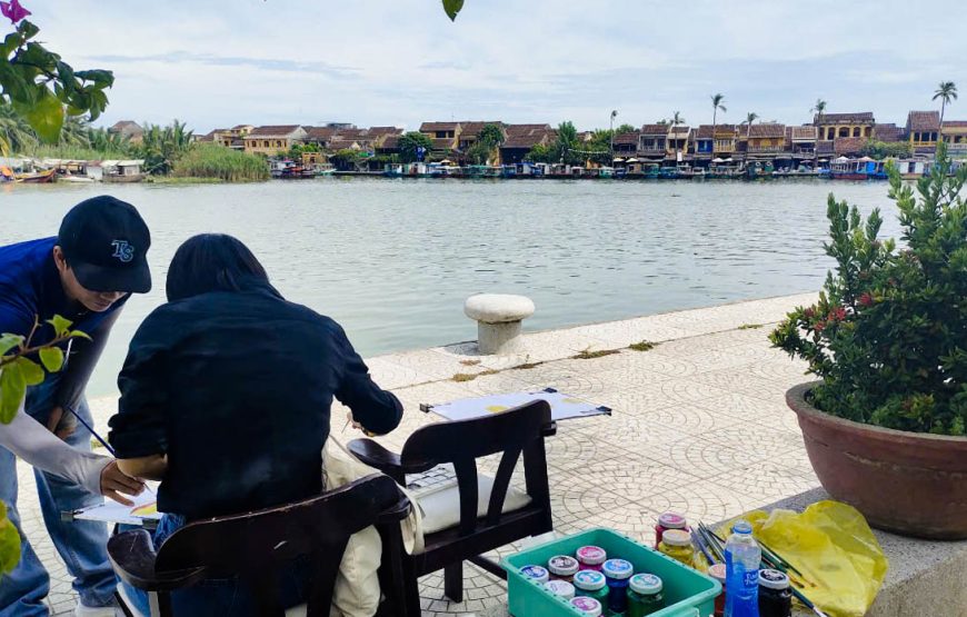 Private tour: Half-day Electric Scooter Adventure And Art Workshop In Hoi An